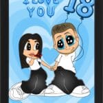 Tablou Cartoon Aniversare V11