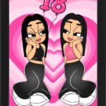 Tablou Cartoon Aniversare Prietene V13