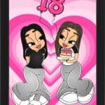 Tablou Cartoon Aniversare Prietene V12