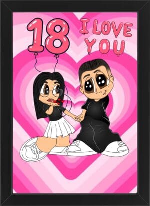 Tablou Cartoon Aniversare V10