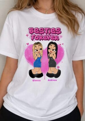 Tricou Personalizat Cartoon
Besties Forever V2