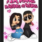 Cartoon Cuplu I'M YOURS NO RETURNS OR REFUNDS