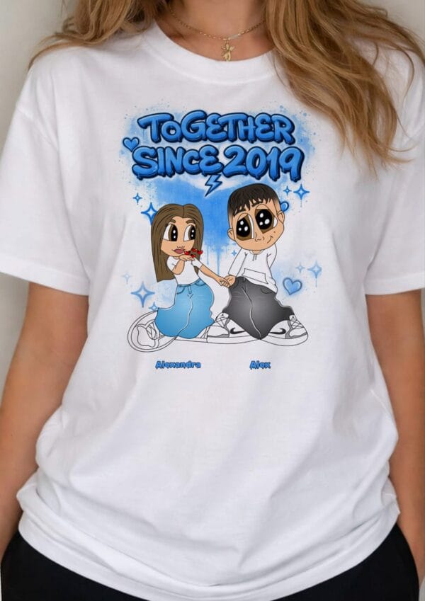 Tricou Personalizat Cartoon
TOGETHER SINCE V2