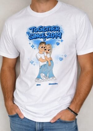 Tricou Personalizat Cartoon
TOGETHER SINCE V4