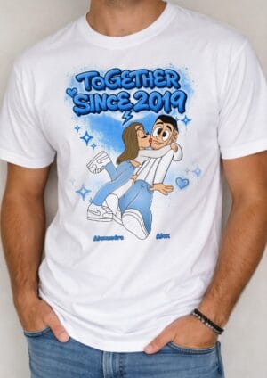 Tricou Personalizat Cartoon
TOGETHER SINCE V3