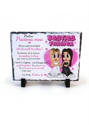 Placa Ardezie Cartoon Pentru Prietena mea