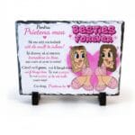 Placa Ardezie Cartoon Pentru Prietena mea V3