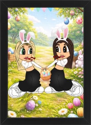 Tablou Personalizat Cartoon Paște V5