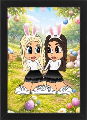 Tablou Personalizat Cartoon Paște V9