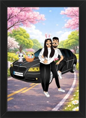 Tablou Personalizat Cartoon Paște V2