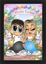 Tablou Personalizat Cartoon Paște V12