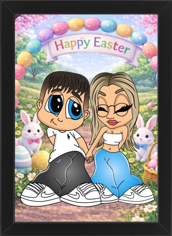 Tablou Personalizat Cartoon Paște V12