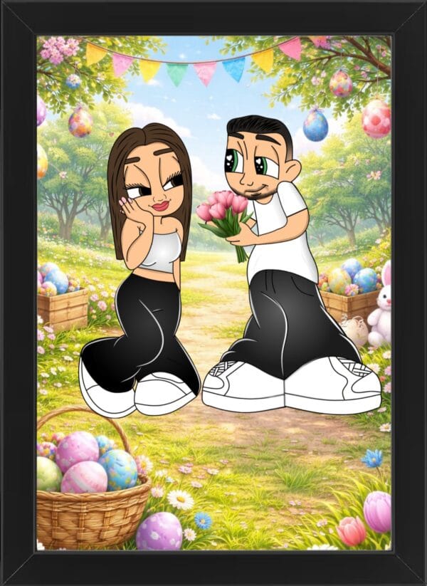 Tablou Personalizat Cartoon Paște V3