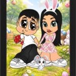 Tablou Personalizat Cartoon Paște V8