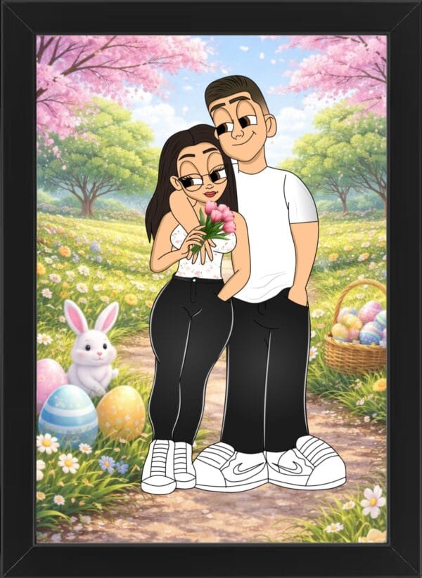 Tablou Personalizat Cartoon Paște V11