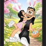 Tablou Personalizat Cartoon Paște V7