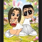 Tablou Personalizat Cartoon Paște V15