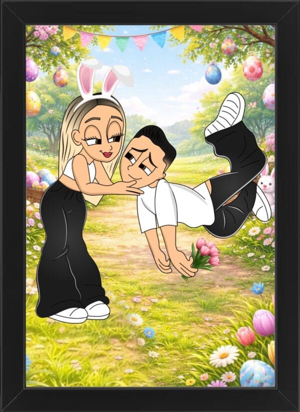 Tablou Personalizat Cartoon Paște V14