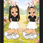 Tablou Personalizat Cartoon Paște V13