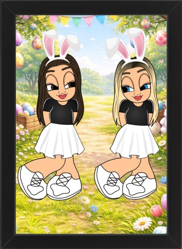 Tablou Personalizat Cartoon Paște V13