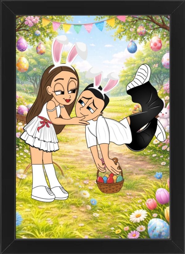 Tablou Personalizat Cartoon Paște V18