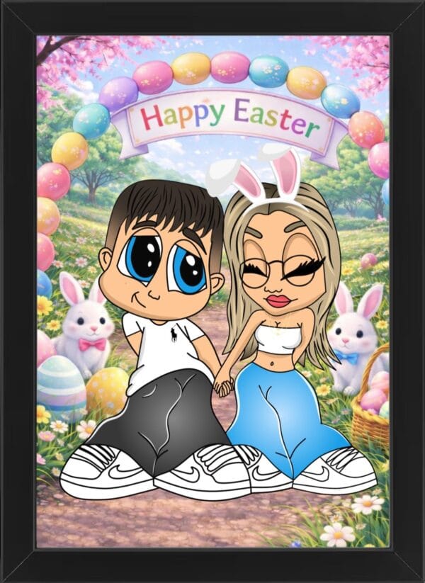 Tablou Personalizat Cartoon Paște V12