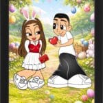 Tablou Personalizat Cartoon Paște V16