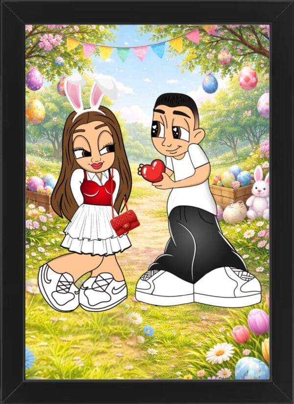 Tablou Personalizat Cartoon Paște V16