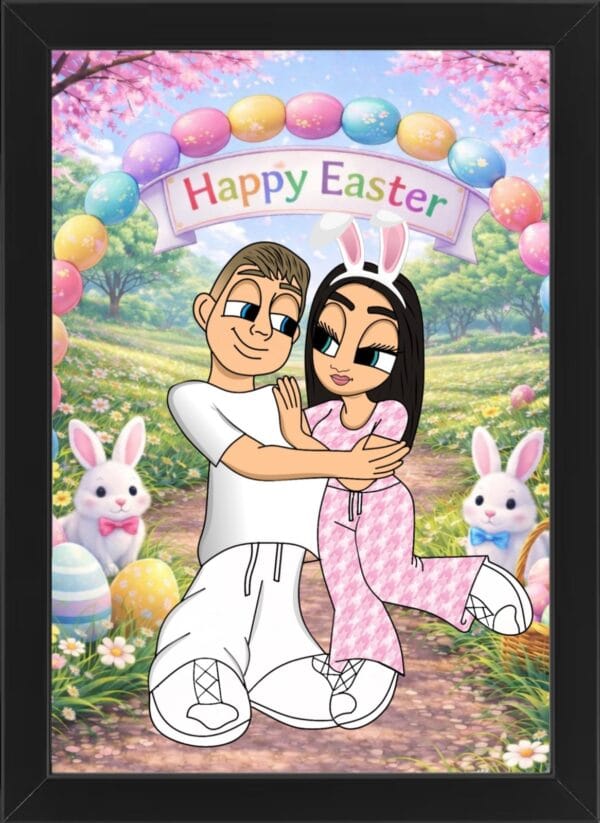 Tablou Personalizat Cartoon Paște V4