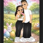 Tablou Personalizat Cartoon Paște V11