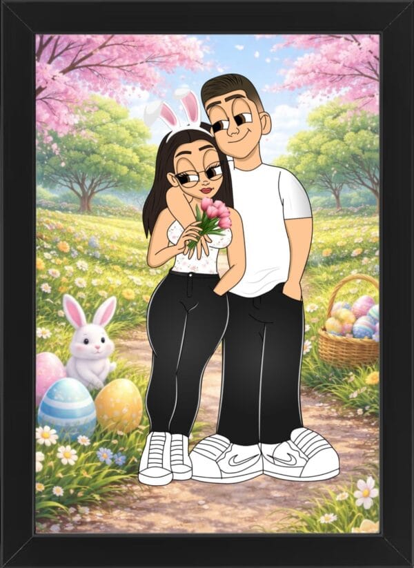 Tablou Personalizat Cartoon Paște V11