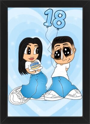 Tablou Cartoon Aniversare