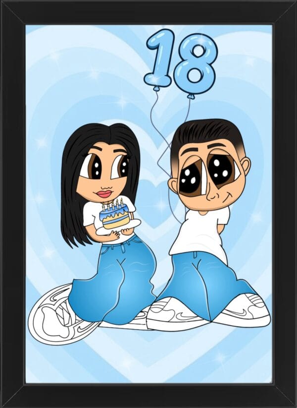 Tablou Cartoon Aniversare