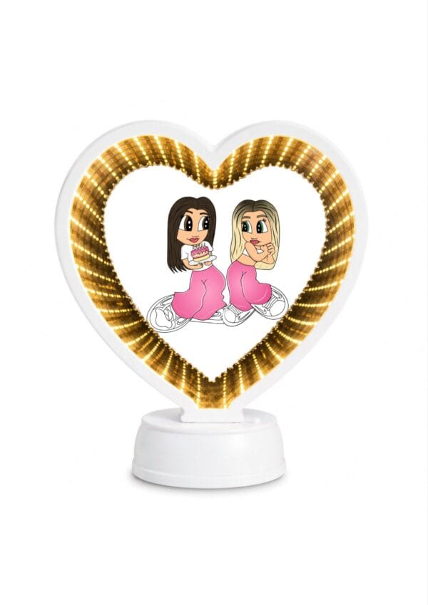 Oglinda Magica Cartoon Personalizata INFINITY LED - INIMA V7