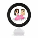 Oglinda Magica Cartoon Personalizata LED- ROTUND V7