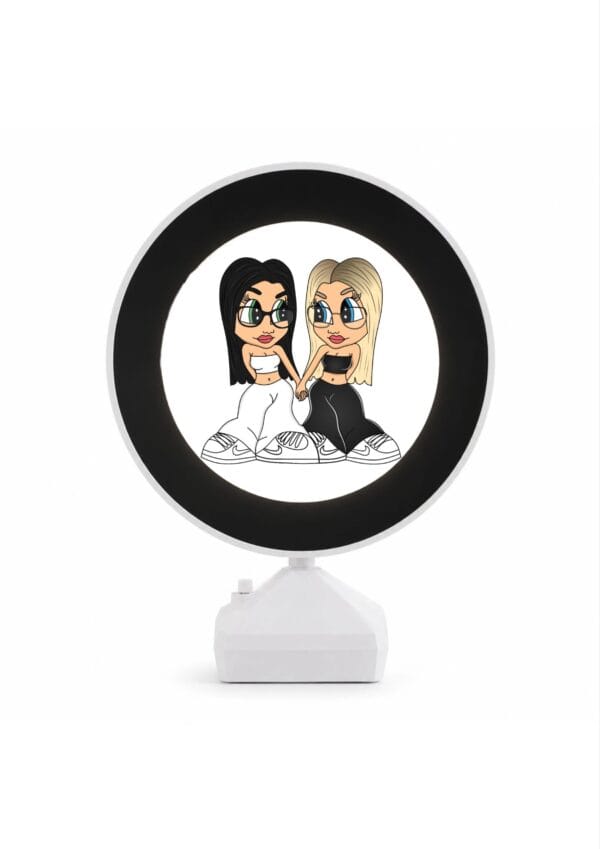 Oglinda Magica Cartoon Personalizata LED- ROTUND V6