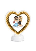 Oglinda Magica Cartoon Personalizata INFINITY LED - INIMA V11
