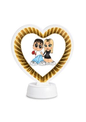 Oglinda Magica Cartoon Personalizata INFINITY LED - INIMA V11