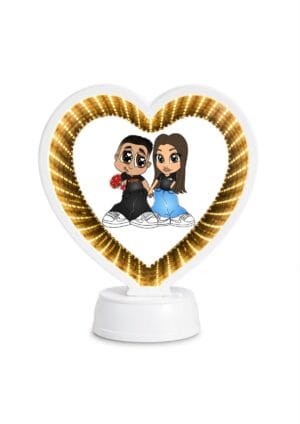 Oglinda Magica Cartoon Personalizata INFINITY LED - INIMA V4