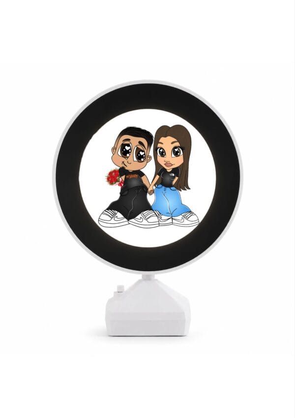 2026/07/94159.jpg Oglinda Magica Cartoon Personalizata LED- ROTUND V4