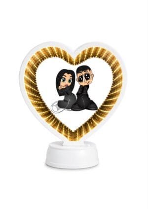 Oglinda Magica Cartoon Personalizata INFINITY LED - INIMA V5