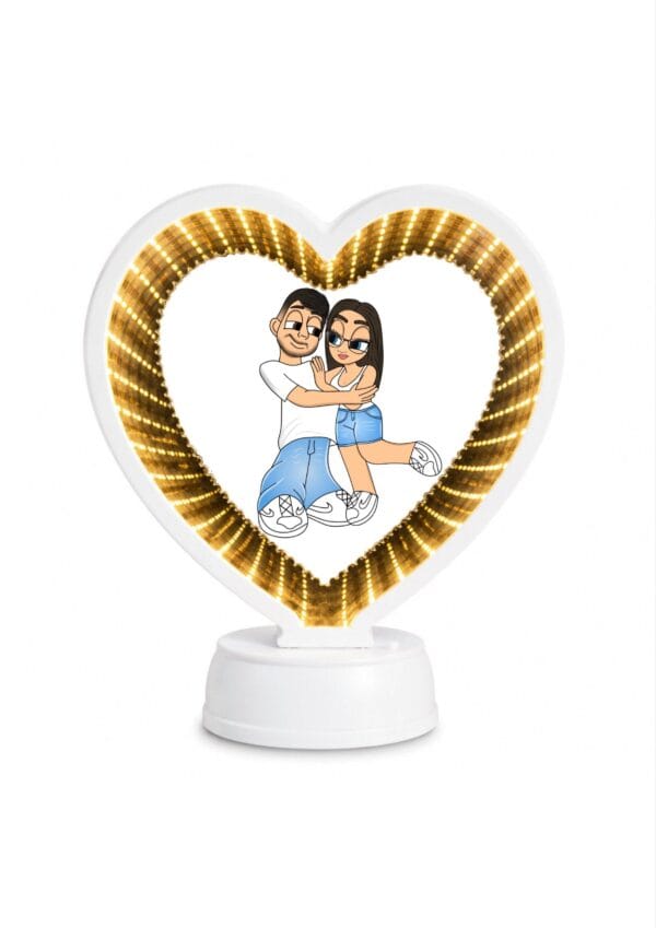 Oglinda Magica Cartoon Personalizata INFINITY LED - INIMA V3