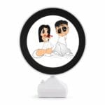 Oglinda Magica Cartoon Personalizata LED- ROTUND