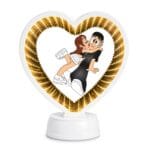 Oglinda Magica Cartoon Personalizata INFINITY LED - INIMA V2